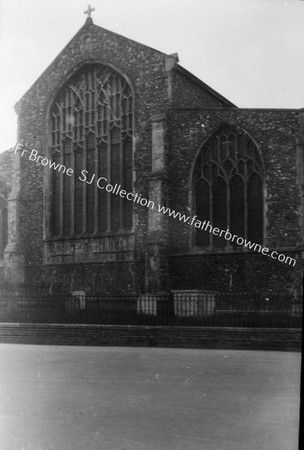 ST MICHAELS CHURCH E.WINDOW FROM OUTSIDE